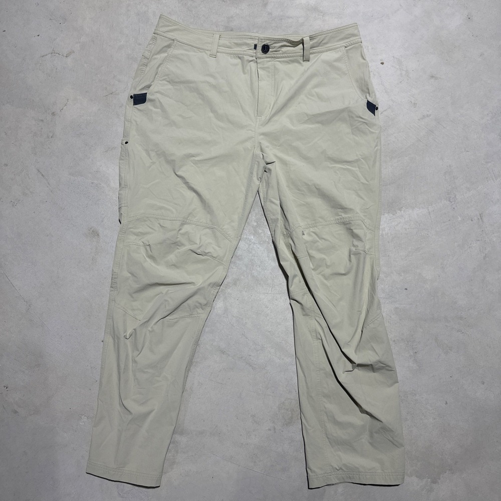 Sitka Gear Territory Pants Men's SZ 40R Tan Stretch Hunt Hike Camp Fish Outdoor